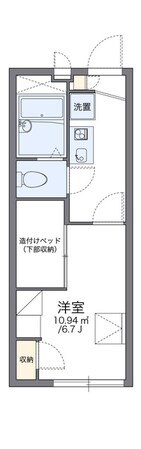 レオパレスアルモニ３番館の物件間取画像